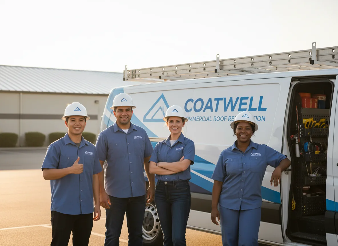 Commercial roof coating company in Rover, AR